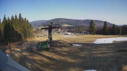 Horní část sjezdovky Skiareálu Ramzová