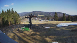 Horní část sjezdovky Skiareálu Ramzová