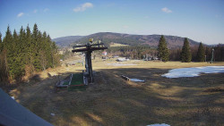 Horní část sjezdovky Skiareálu Ramzová