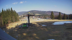 Horní část sjezdovky Skiareálu Ramzová