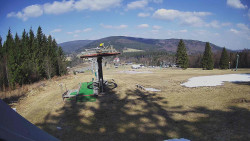 Horní část sjezdovky Skiareálu Ramzová