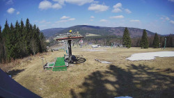 Horní část sjezdovky Skiareálu Ramzová