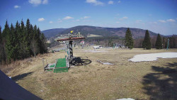 Horní část sjezdovky Skiareálu Ramzová