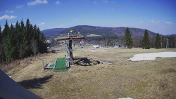 Horní část sjezdovky Skiareálu Ramzová