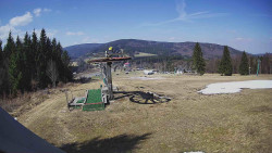 Horní část sjezdovky Skiareálu Ramzová