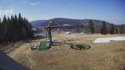 Horní část sjezdovky Skiareálu Ramzová