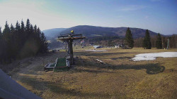 Horní část sjezdovky Skiareálu Ramzová