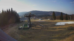 Horní část sjezdovky Skiareálu Ramzová