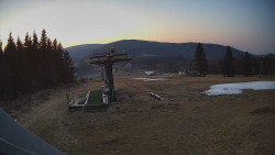 Horní část sjezdovky Skiareálu Ramzová