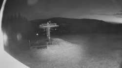 Horní část sjezdovky Skiareálu Ramzová