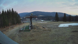 Horní část sjezdovky Skiareálu Ramzová