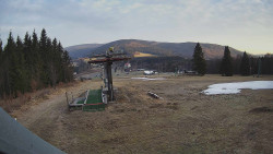 Horní část sjezdovky Skiareálu Ramzová