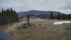 Horní část sjezdovky Skiareálu Ramzová