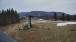 Horní část sjezdovky Skiareálu Ramzová