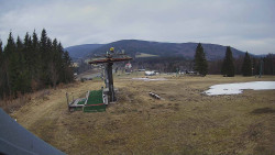 Horní část sjezdovky Skiareálu Ramzová