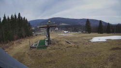 Horní část sjezdovky Skiareálu Ramzová