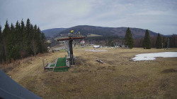 Horní část sjezdovky Skiareálu Ramzová