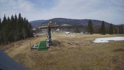 Horní část sjezdovky Skiareálu Ramzová