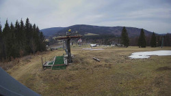 Horní část sjezdovky Skiareálu Ramzová