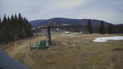 Horní část sjezdovky Skiareálu Ramzová