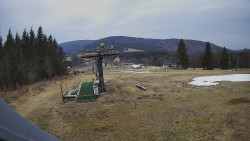 Horní část sjezdovky Skiareálu Ramzová