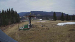 Horní část sjezdovky Skiareálu Ramzová