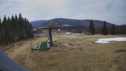 Horní část sjezdovky Skiareálu Ramzová