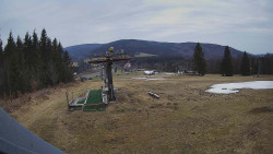 Horní část sjezdovky Skiareálu Ramzová