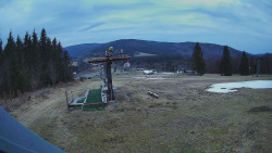 Horní část sjezdovky Skiareálu Ramzová