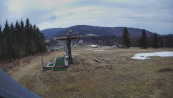 Horní část sjezdovky Skiareálu Ramzová