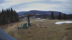 Horní část sjezdovky Skiareálu Ramzová