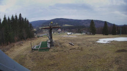 Horní část sjezdovky Skiareálu Ramzová