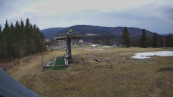 Horní část sjezdovky Skiareálu Ramzová