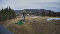 Horní část sjezdovky Skiareálu Ramzová