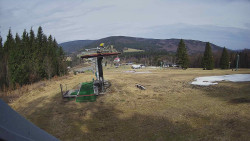 Horní část sjezdovky Skiareálu Ramzová