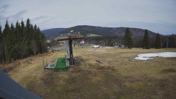 Horní část sjezdovky Skiareálu Ramzová