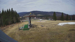 Horní část sjezdovky Skiareálu Ramzová