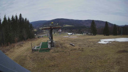 Horní část sjezdovky Skiareálu Ramzová