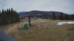 Horní část sjezdovky Skiareálu Ramzová