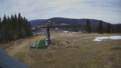 Horní část sjezdovky Skiareálu Ramzová