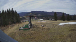 Horní část sjezdovky Skiareálu Ramzová