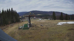 Horní část sjezdovky Skiareálu Ramzová