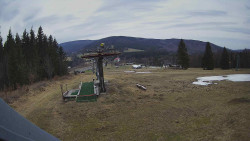 Horní část sjezdovky Skiareálu Ramzová