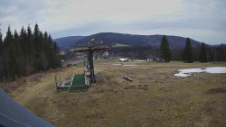 Horní část sjezdovky Skiareálu Ramzová