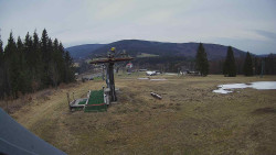 Horní část sjezdovky Skiareálu Ramzová