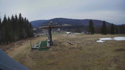 Horní část sjezdovky Skiareálu Ramzová