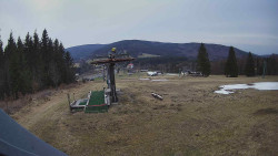 Horní část sjezdovky Skiareálu Ramzová