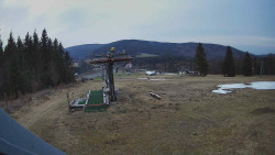 Horní část sjezdovky Skiareálu Ramzová