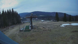 Horní část sjezdovky Skiareálu Ramzová