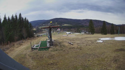 Horní část sjezdovky Skiareálu Ramzová